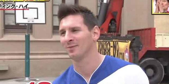 Aksi Jenius Messi di Acara TV Jepang