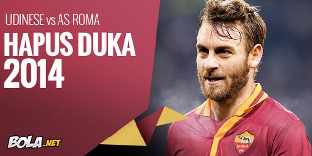 Preview: Udinese vs AS Roma, Hapus Duka 2014