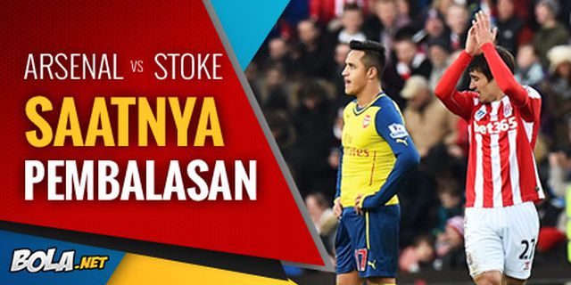 Preview: Arsenal vs Stoke, Saatnya Pembalasan!