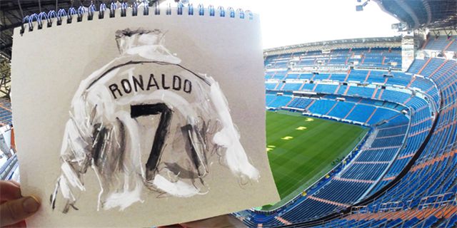 Animasi Sketchbook Keren Perjalanan Ronaldo Dari MU ke Madrid