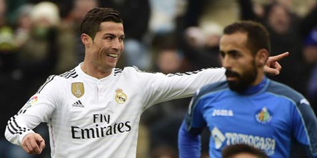 Cetak Brace, Ronaldo Lewati Rekor Raul dan Susul Messi