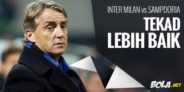 Preview: Inter Milan vs Sampdoria, Tekad Lebih Baik Preview: Inter Milan vs Sampdoria, Tekad Lebih Baik