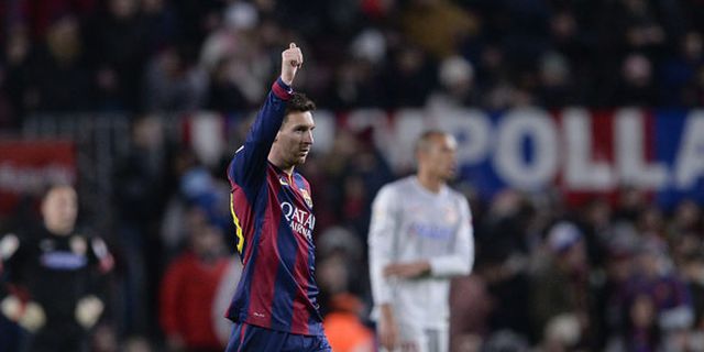 Galeri Copa del Rey: Messi Sakiti Atleti