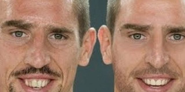 Fotografer Ini Permak Wajah Ribery dan Pemain Bintang Lainnya Fotografer Ini Permak Wajah Ribery dan Pemain Bintang Lainnya