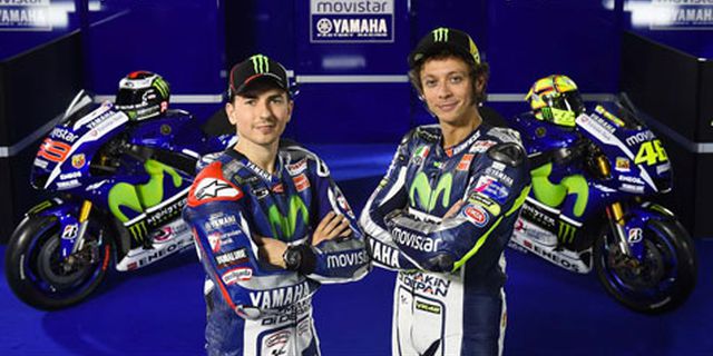 Inilah Corak Baru Motor YZR-M1 Valentino Rossi-Jorge Lorenzo