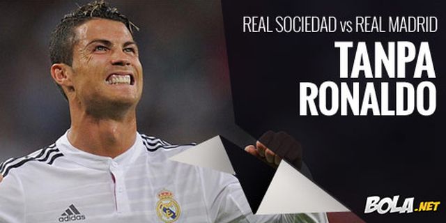 Preview: Real Madrid vs Real Sociedad, Tanpa CR7