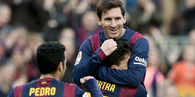 Terlalu Girang, Messi Lupa Kebiasaan Usai Hat-trick