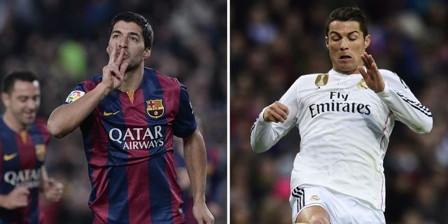 Ganti Tahun, Suarez 'Setajam' Ronaldo