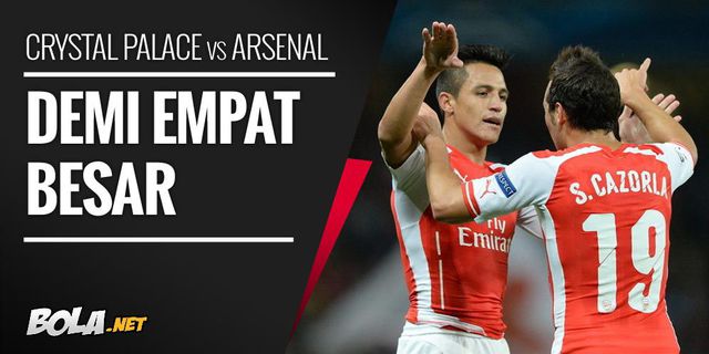 Preview & Prediksi Premier League: Palace vs Arsenal