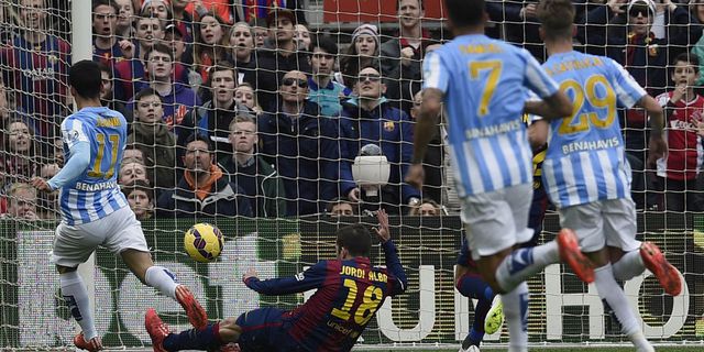 Highlights La Liga: Barcelona 0-1 Malaga