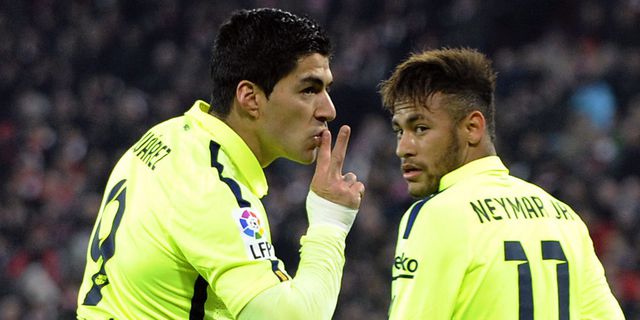 Suarez Optimis Barca Bisa Atasi Man City Suarez Optimis Barca Bisa Atasi Man City