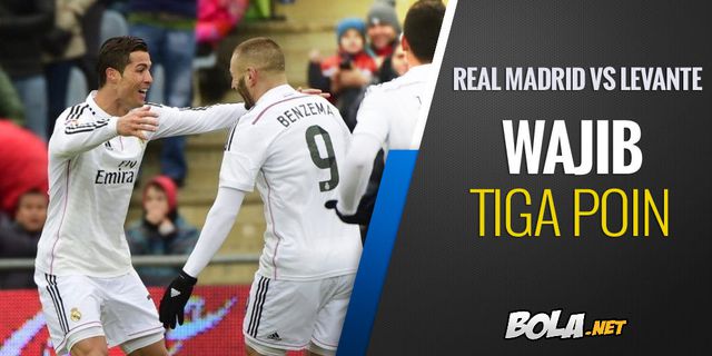 Preview & Prediksi La Liga: Real Madrid vs Levante