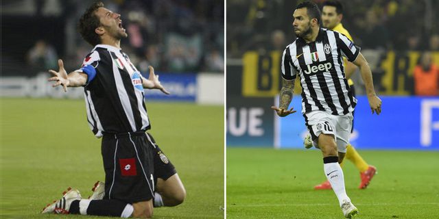 Kilat Tevez Masih di Bawah Del Piero