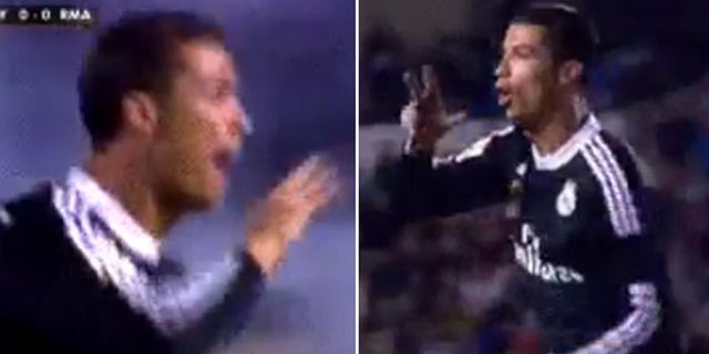 Merasa Dirampok Wasit, Ronaldo Membalas Dengan Selebrasinya