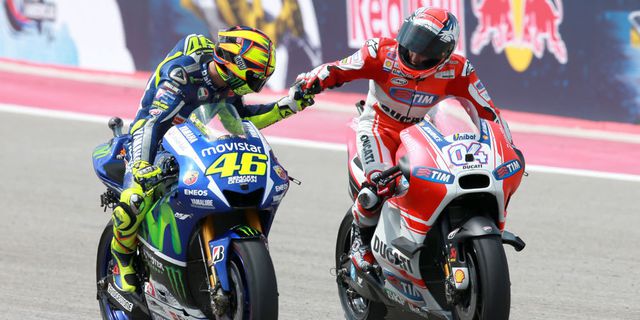 Dovizioso Merasa Agresif, Rossi Santai