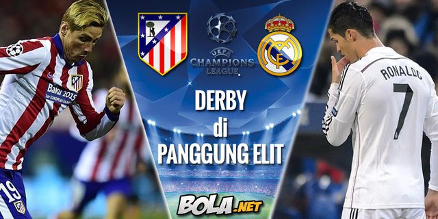 Data dan Fakta Liga Champions: Atletico Madrid vs Real Madrid Data dan Fakta Liga Champions: Atletico Madrid vs Real Madrid