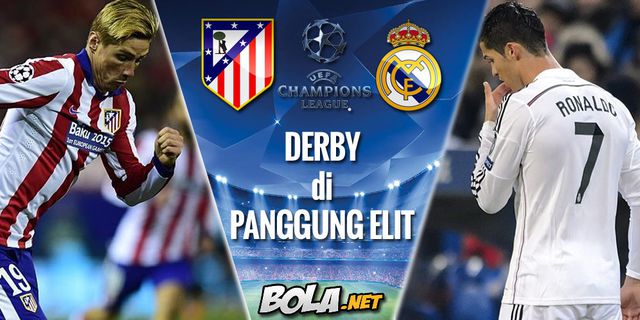 Preview & Prediksi Liga Champions: Atletico vs Real Madrid