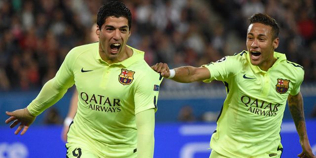 Suarez Senang Disambut Baik Messi & Neymar 