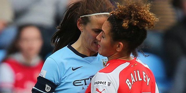 Keras, Pemain City Dikartu Merah Akibat Tanduk Pemain Arsenal Ladies