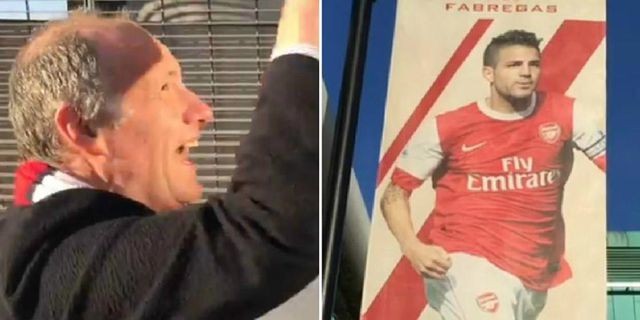 Jelang Jamu Chelsea, Fans Arsenal Minta Banner Fabregas Dicekal