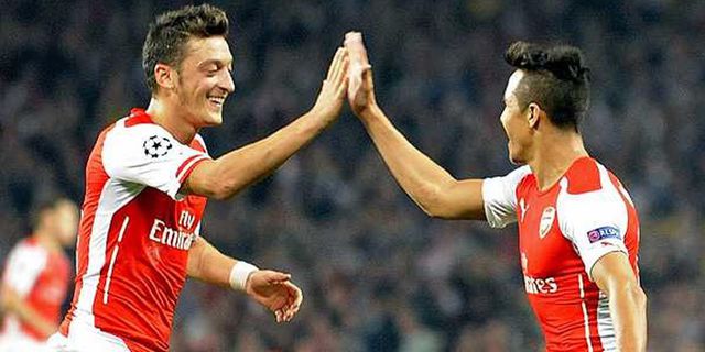 'Ozil, Alexis dan Ramsey Adalah Otak Arsenal'