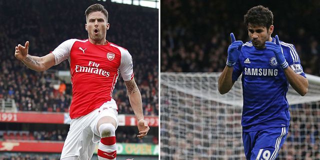 Legenda Arsenal Sebut Giroud Masih Lebih Baik Dari Costa