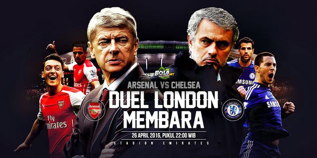 Inilah Susunan Pemain Arsenal vs Chelsea