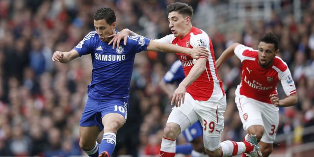 Arsenal dan Chelsea Sama Kuat di Babak Pertama