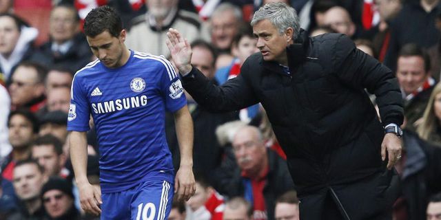 Mourinho Ternyata Belum Beri Selamat Eden Hazard