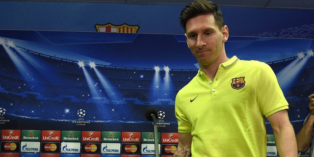 Messi Bertekad Bawa Barcelona Raih Treble