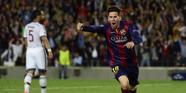 Messi: Barca Beruntung Cetak Gol 