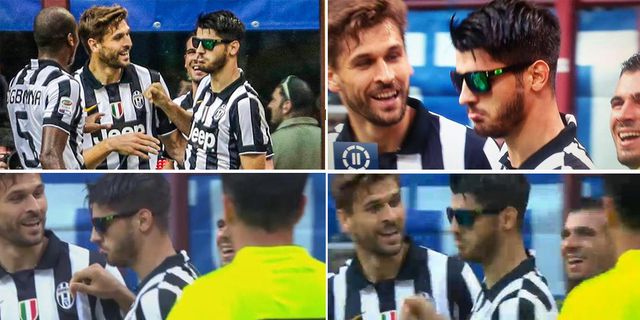 Selebrasi 'Like a Boss' Alvaro Morata