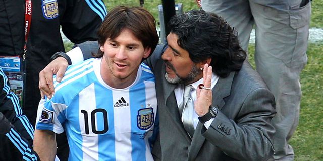 Messi Ketika Dibandingkan Dengan Maradona