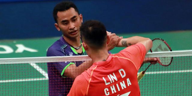 Bikin Kejutan, Tommy Sugiarto Jungkalkan Lin Dan