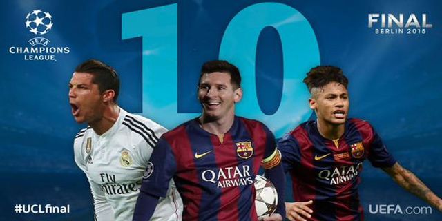Messi, Neymar dan Ronaldo Berbagi Takhta