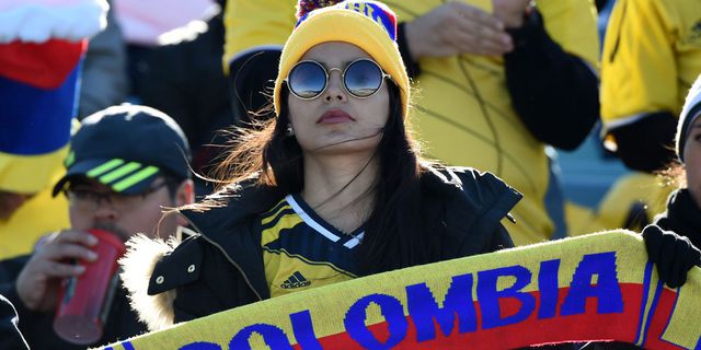 Galeri Suporter: Kolombia 0-1 Venezuela