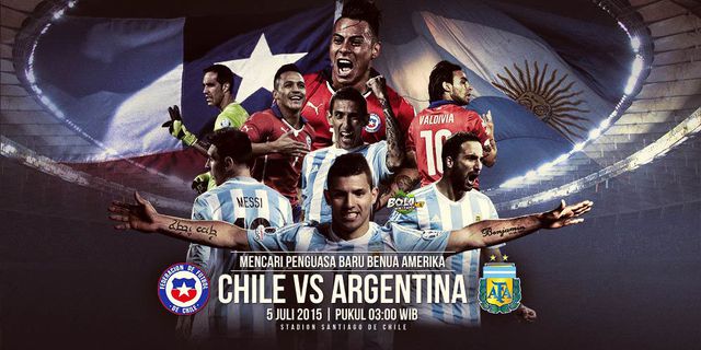 Sudah 12 Gol, Chile Akan Serang Argentina