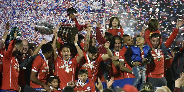 Galeri: Chile Gelar Parade Juara Copa America 2015