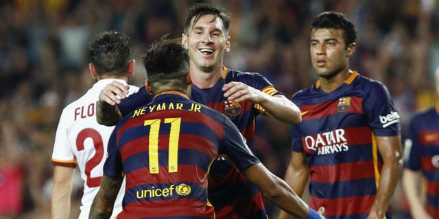 Enrique: Messi dan Neymar Benar-benar Spektakuler