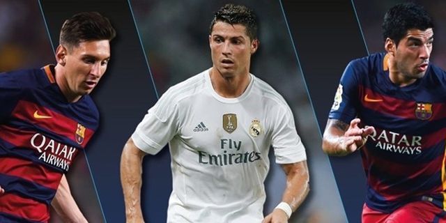 Messi, Ronaldo dan Suarez Finalis Pemain Terbaik Eropa