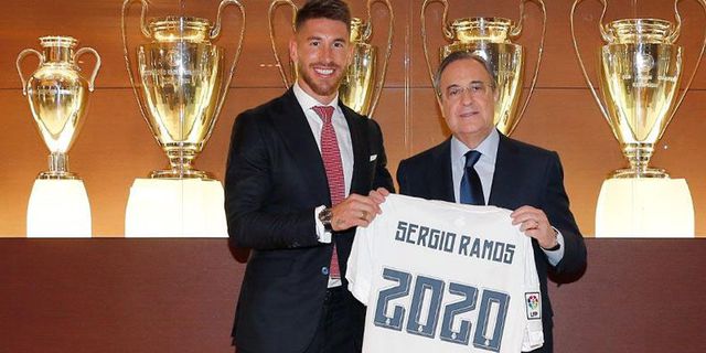 Ramos: Saya Tak Pernah Ingin Uang Lebih Banyak di Real Madrid