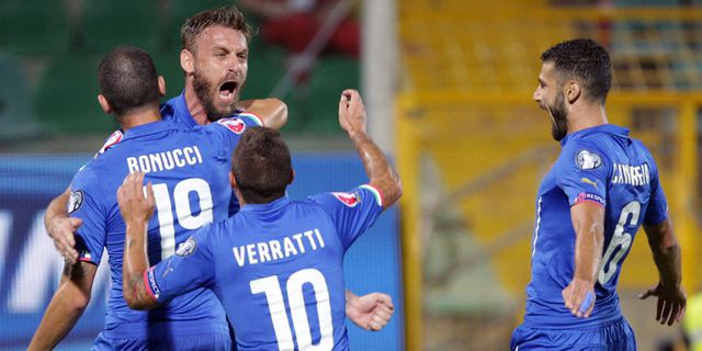 Hasil Pertandingan Italia vs Bulgaria: Skor 1-0