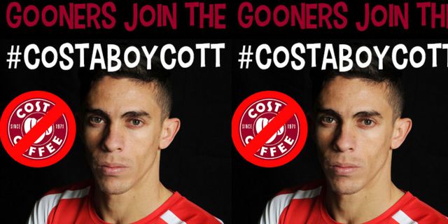 Marah pada Diego Costa, Fans Arsenal Boikot Costa Coffee