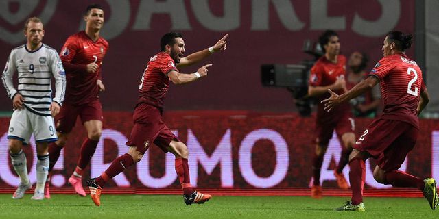 Highlights Kualifikasi Euro 2016: Portugal 1-0 Denmark