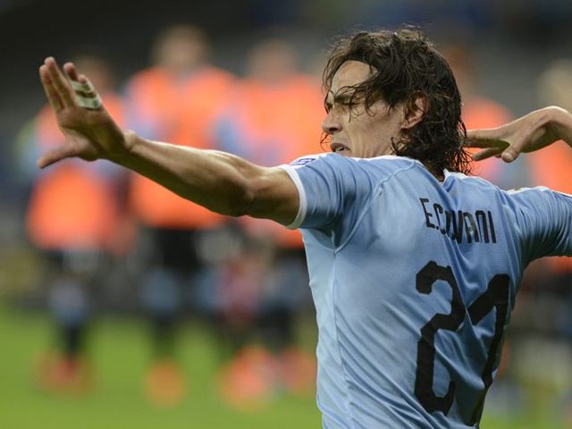 Edinson Cavani, Uruguay (c) AP Photo