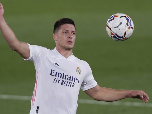 Penyerang Real Madrid, Luka Jovic (c) AP Photo