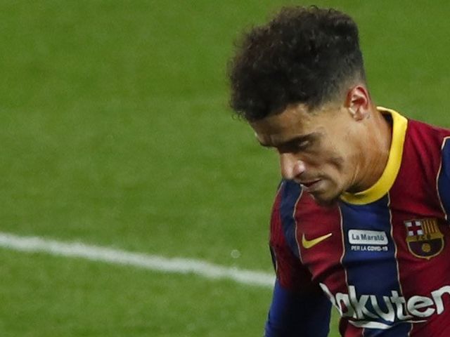 Pemain Barcelona, Philippe Coutinho (c) AP Photo