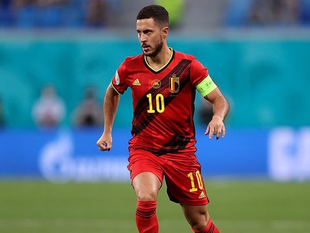 Kapten Belgia, Eden Hazard (c) AP Photo