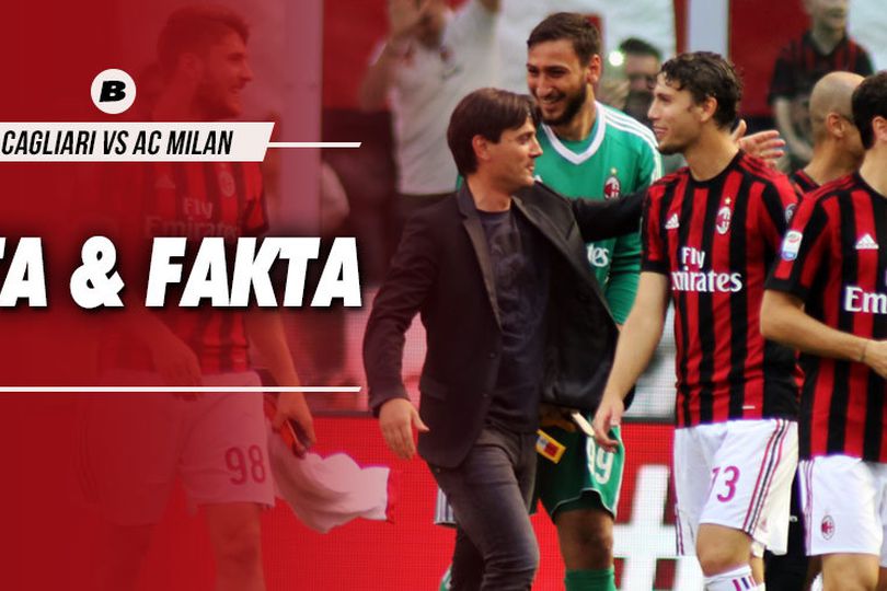 Data dan Fakta Serie A: Cagliari vs AC Milan