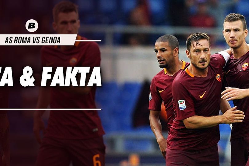 Data dan Fakta Serie A: AS Roma vs Genoa